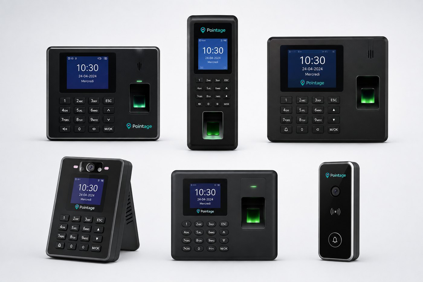 Gamme de pointeuses Pointage